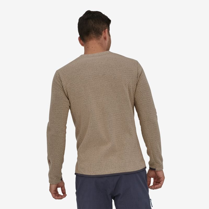 Patagonia Men's R1® Air Fleece Crew - Oar Tan