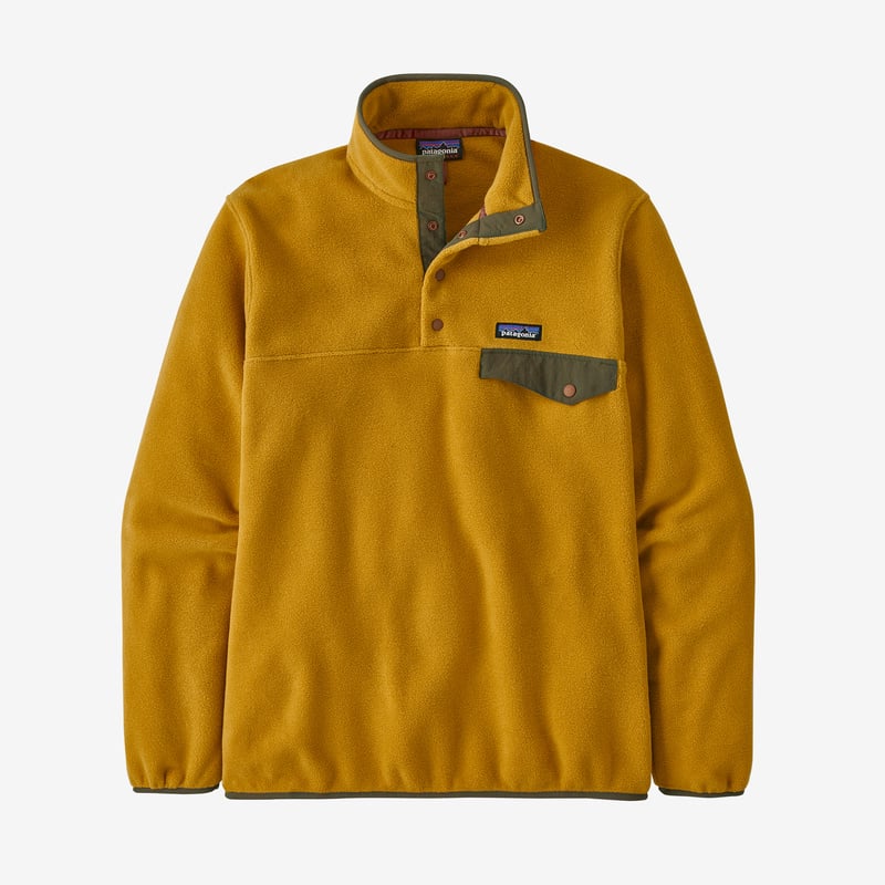 Patagonia Men's Lightweight Synchilla® Snap-T® Fleece Pullover - Cabin Gold
