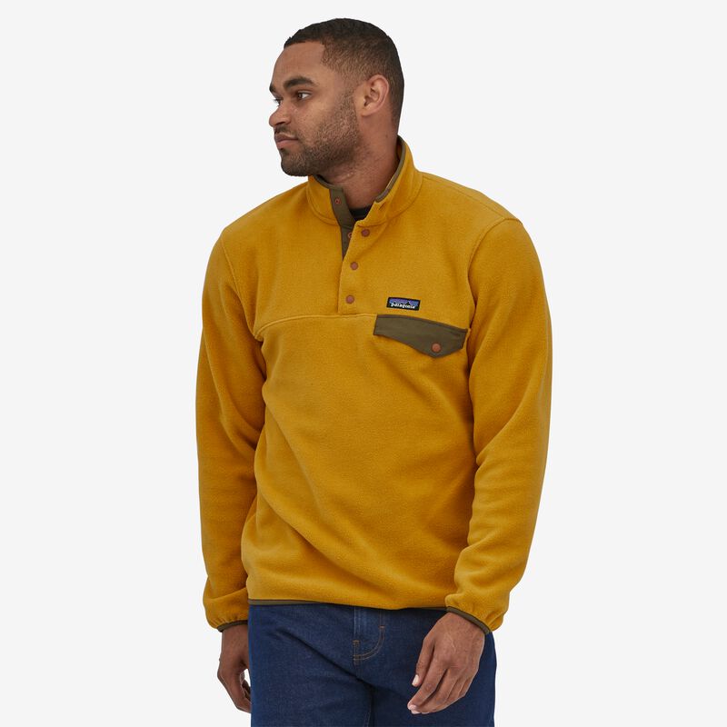 Patagonia Men's Lightweight Synchilla® Snap-T® Fleece Pullover - Cabin Gold