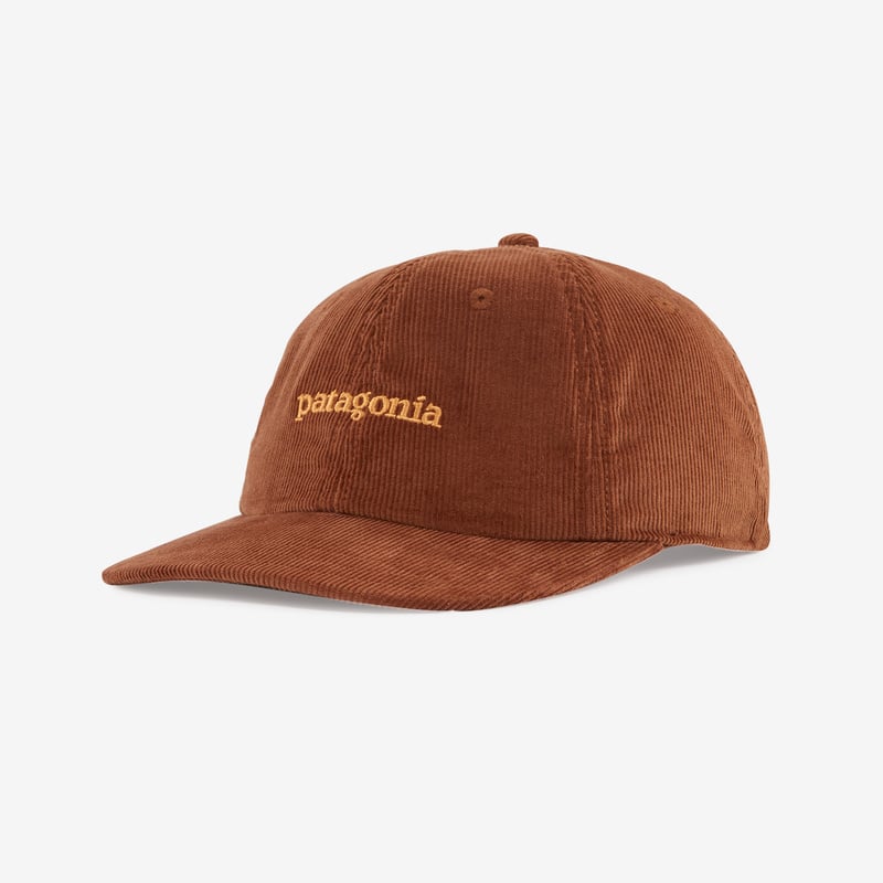 Patagonia Corduroy Cap - Text Logo: Sisu Brown