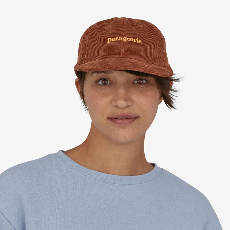 Patagonia Corduroy Cap - Text Logo: Sisu Brown