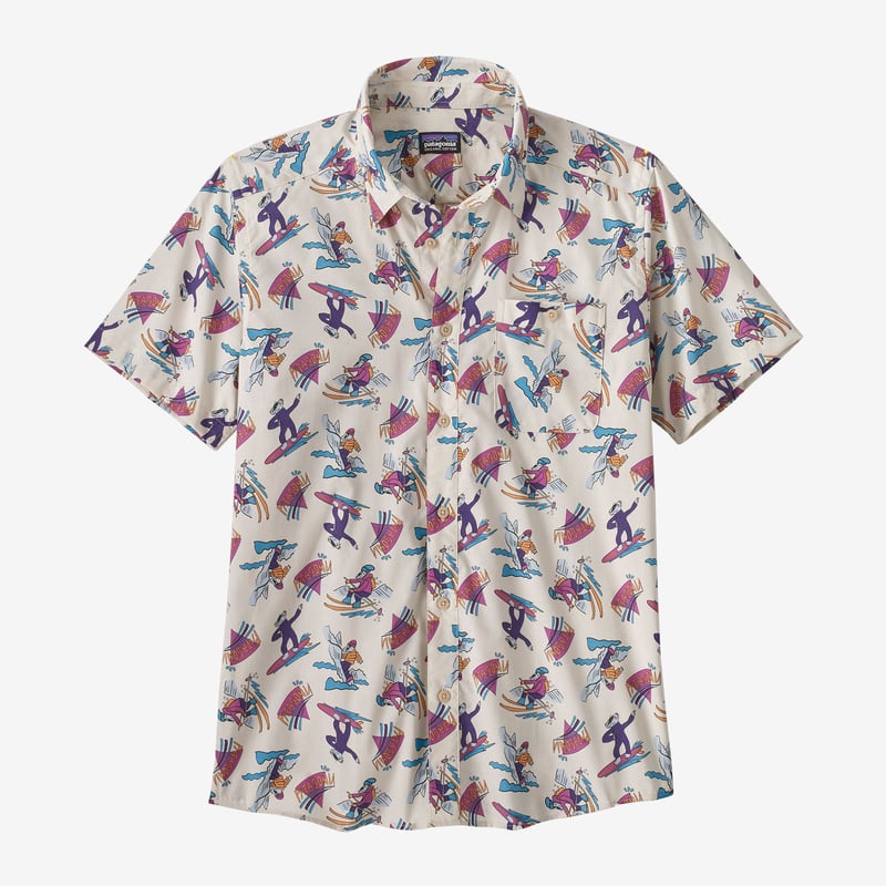 Patagonia Men's Go To Shirt - Mr. Badger: Dark Natural