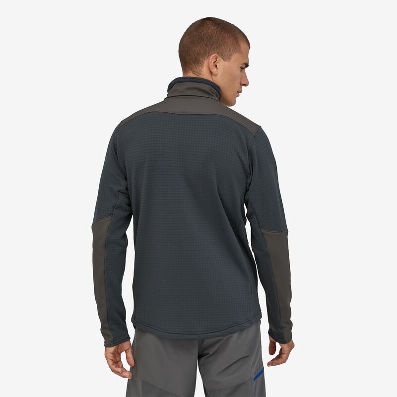 Patagonia Men's Long-Sleeved R1® Fitz Roy 1/4-Zip - Pitch Blue