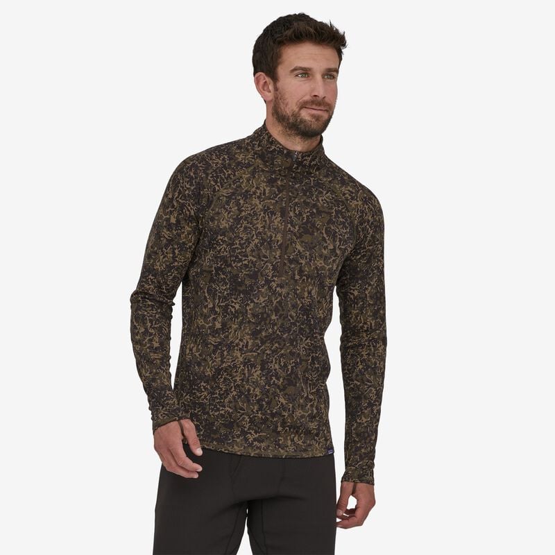 Patagonia Men's Capilene® Midweight Zip-Neck - Lichen: Cone Brown