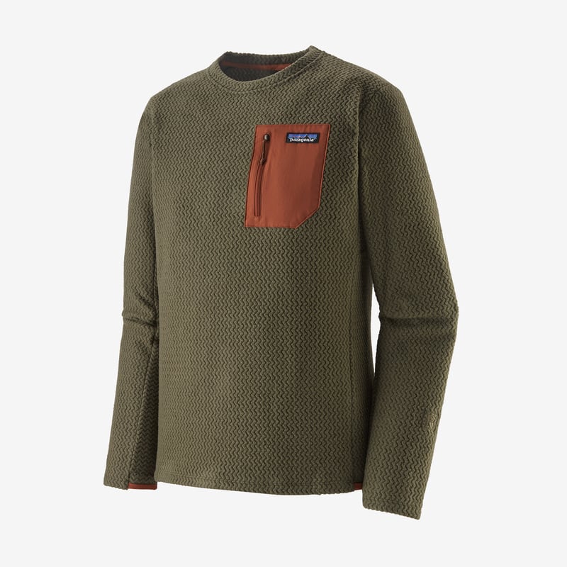 Patagonia Men's R1® Air Fleece Crew - Basin Green