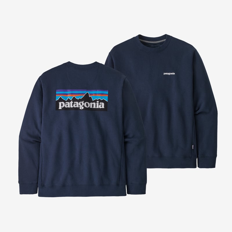 Patagonia P-6 Logo Uprisal Crew Sweatshirt - New Navy