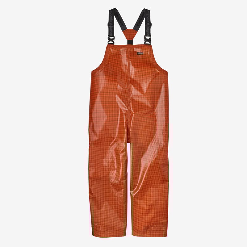 Patagonia Hose-Down Slicker Bib Overalls - Monarch Orange