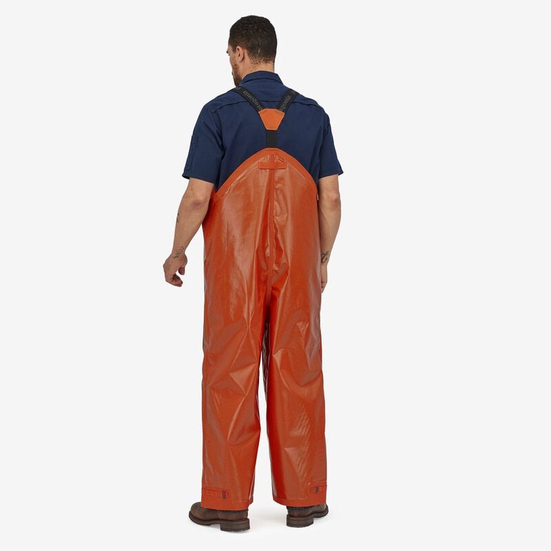Patagonia Hose-Down Slicker Bib Overalls - Monarch Orange