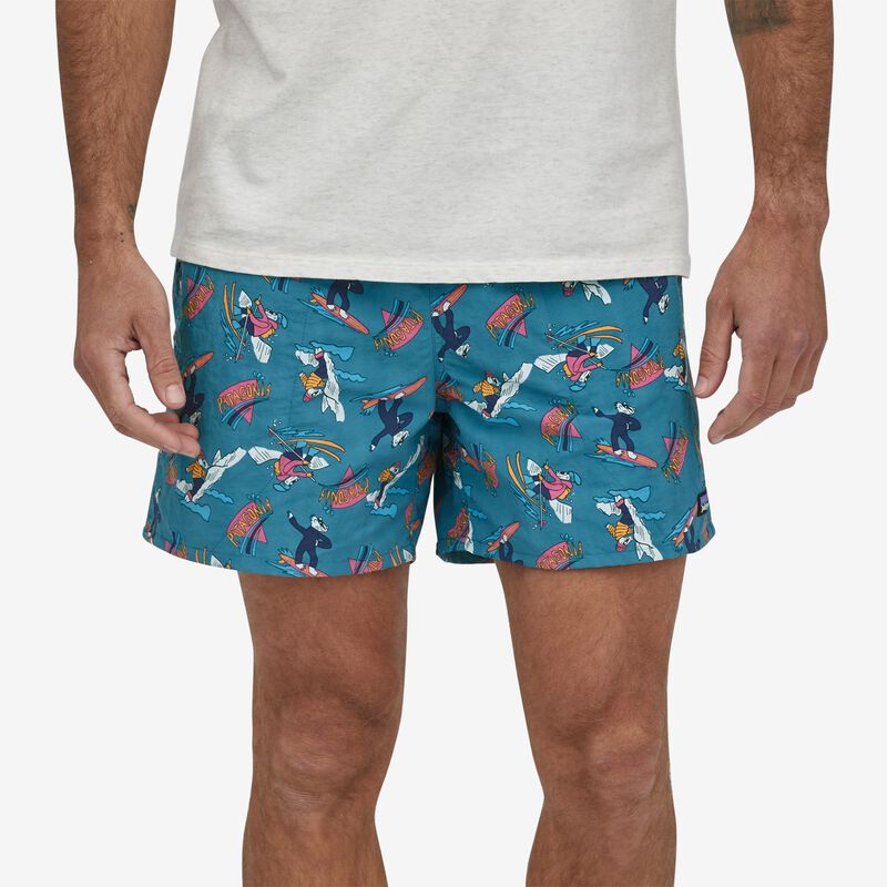 Patagonia Men's Baggies™ Shorts - 5" - Mr. Badger: Wavy Blue