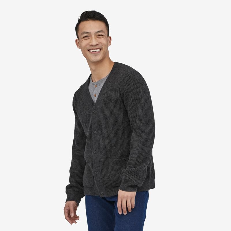 Patagonia Men's Recycled Cashmere Cardigan - New Navy