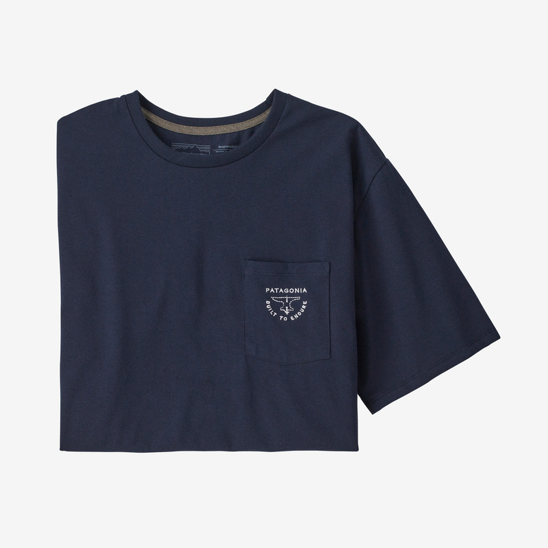 Patagonia Men's Forge Mark Crest Pocket Responsibili-Tee® - New Navy
