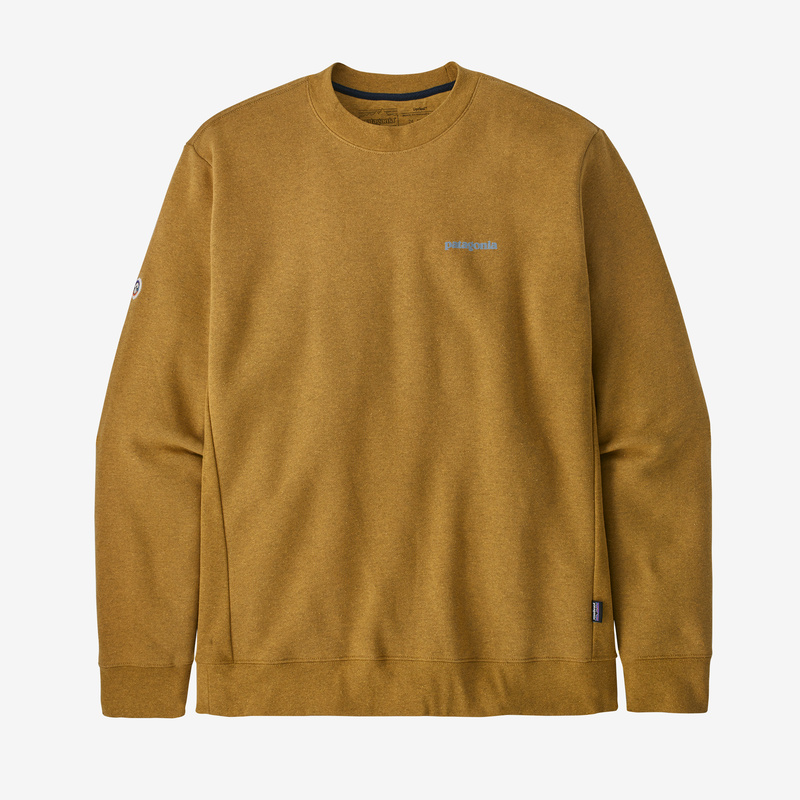 Patagonia Fitz Roy Icon Uprisal Crew Sweatshirt - Cabin Gold