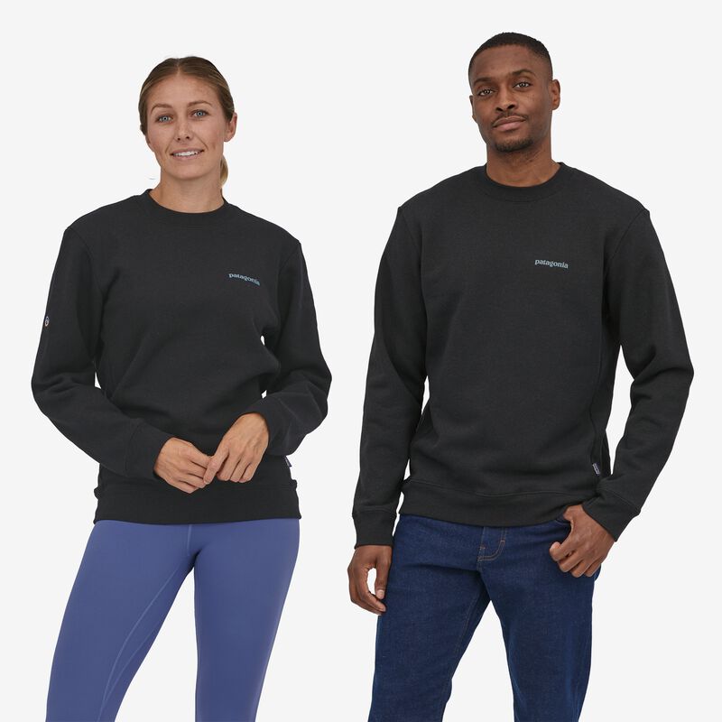 Patagonia Fitz Roy Icon Uprisal Crew Sweatshirt - Cabin Gold