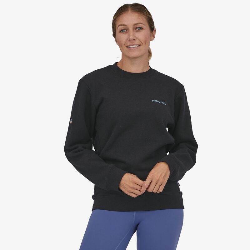 Patagonia Fitz Roy Icon Uprisal Crew Sweatshirt - Cabin Gold