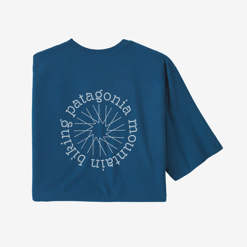 Patagonia Men's Spoke Stencil Responsibili-Tee® - Wavy Blue