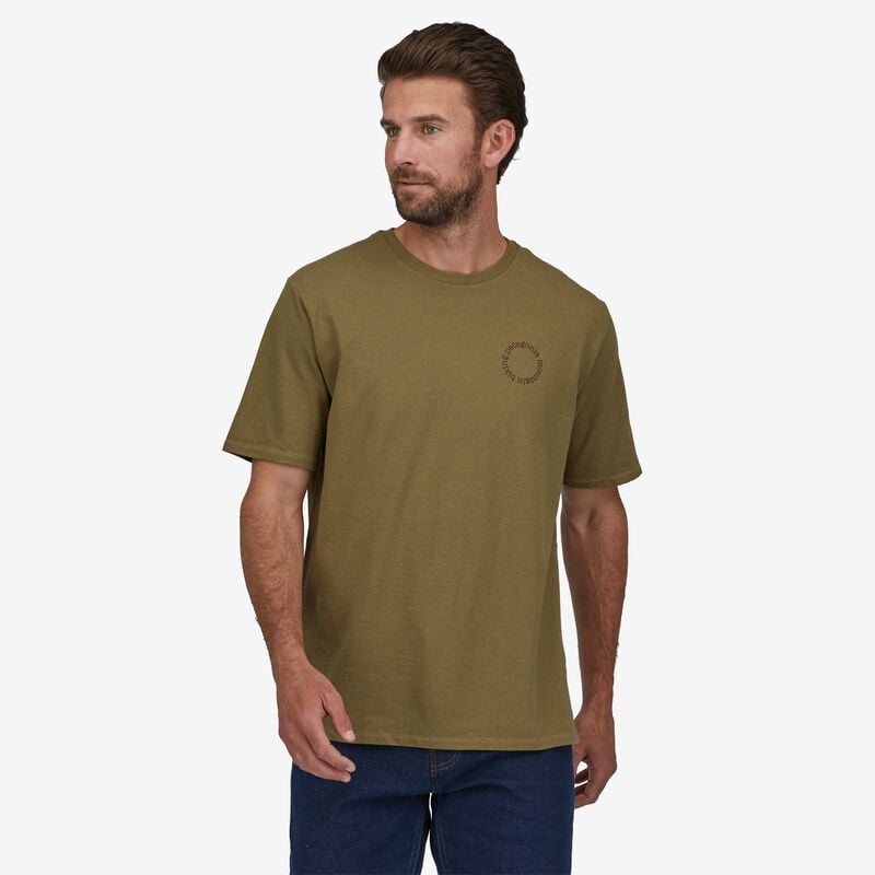 Patagonia Men's Spoke Stencil Responsibili-Tee® - Wavy Blue