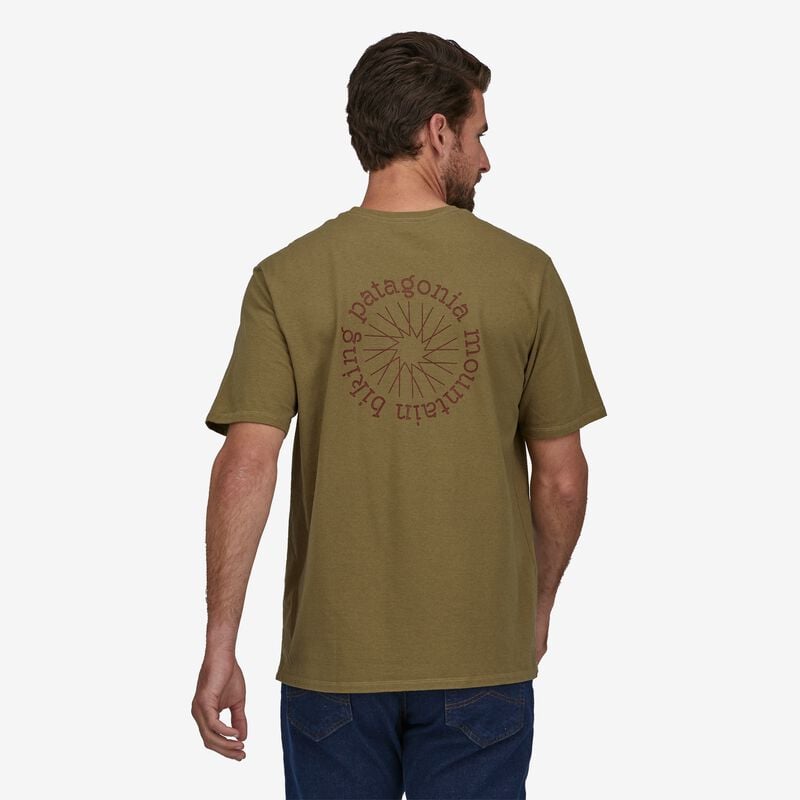 Patagonia Men's Spoke Stencil Responsibili-Tee® - Wavy Blue