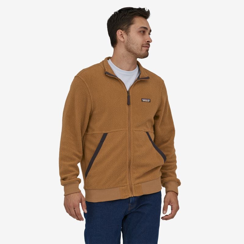 Patagonia Men's Shearling Fleece Jacket - Bear Brown