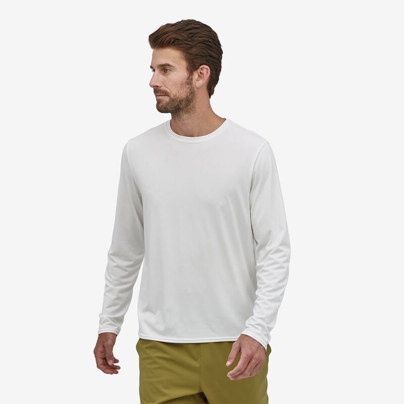 Patagonia Men's Long-Sleeved Capilene® Cool Daily Shirt - White