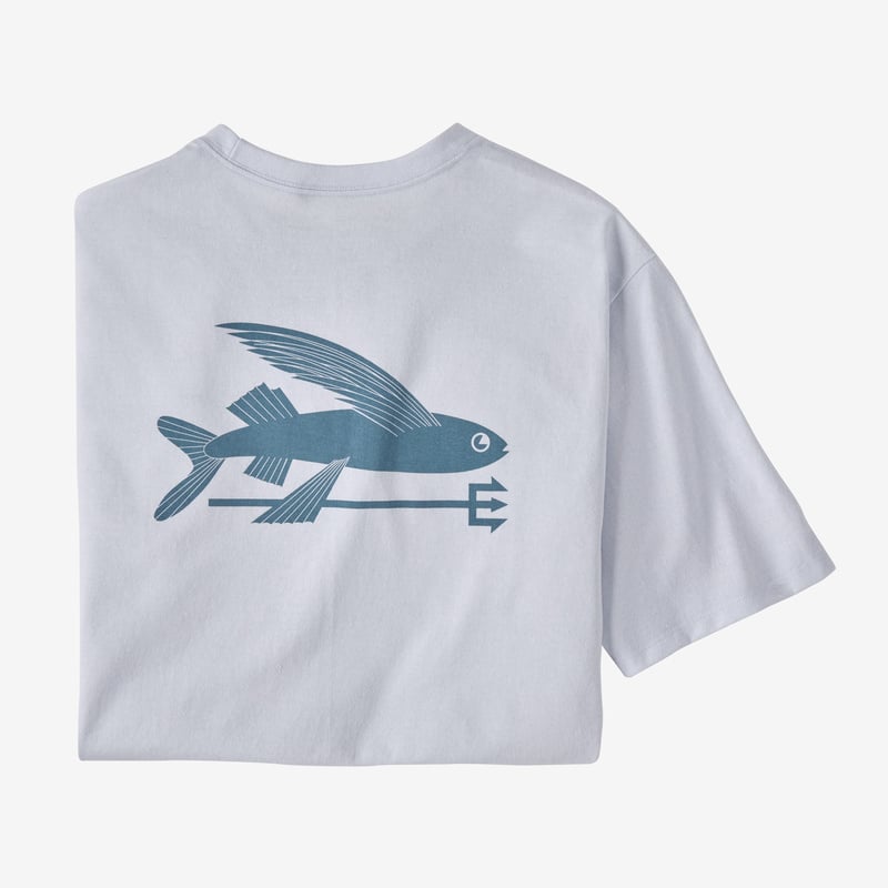 Patagonia Men’s Flying Fish Responsibili-Tee® - White