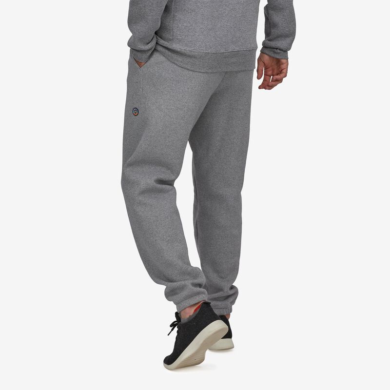 Patagonia Men's Fitz Roy Icon Uprisal Sweatpants - Gravel Heather