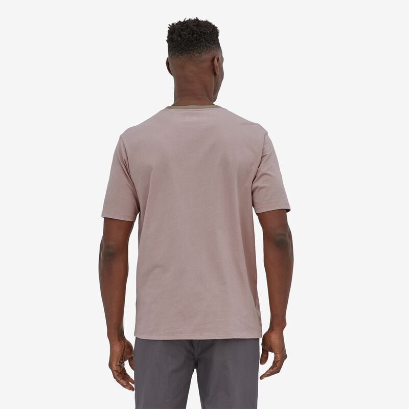Patagonia Men's Alpine Icon Regenerative Organic Certified™ Cotton T-Shirt - Stingray Mauve
