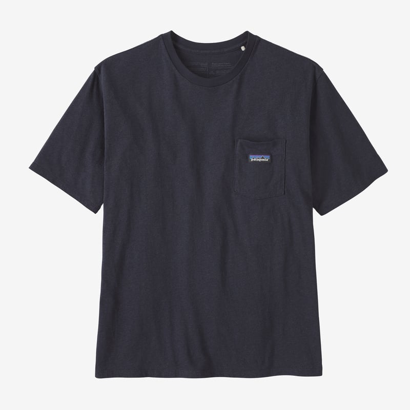 Patagonia Men's Regenerative Organic Certified™ Cotton Lightweight Pocket Tee - Ink Black