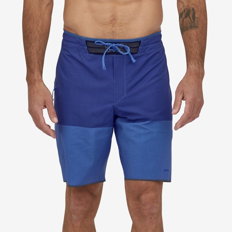 Patagonia Men's Hydrolock Boardshorts - 19" - Santa Cruz Block: Superior Blue