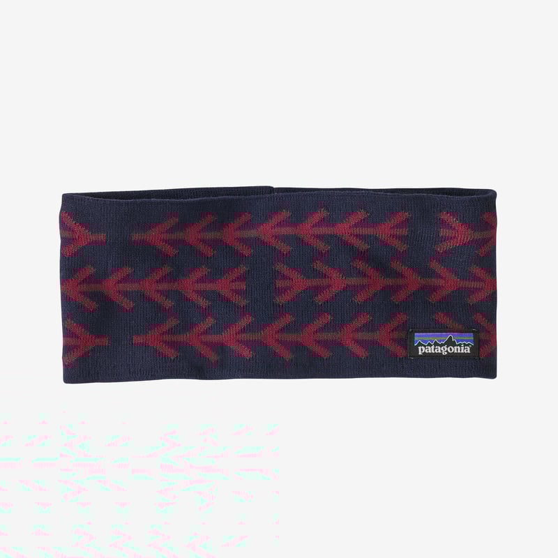 Patagonia Powder Town Headband - Evergreen Growth: Tidepool Blue