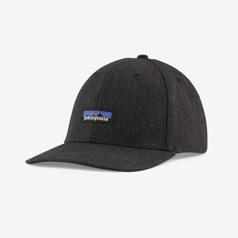 Patagonia Tin Shed Hat - P-6 Logo: Ink Black