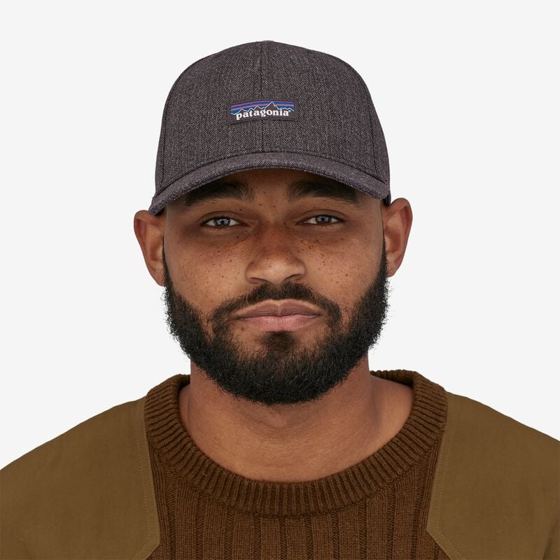 Patagonia Tin Shed Hat - P-6 Logo: Ink Black