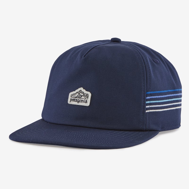 Patagonia Line Logo Ridge Stripe Funfarer Cap - New Navy