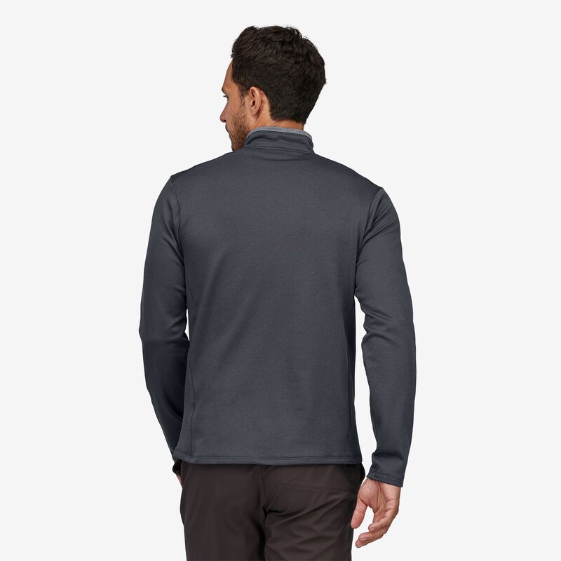 Patagonia Men's R1® Daily Zip-Neck - Smolder Blue - Light Smolder Blue X-Dye