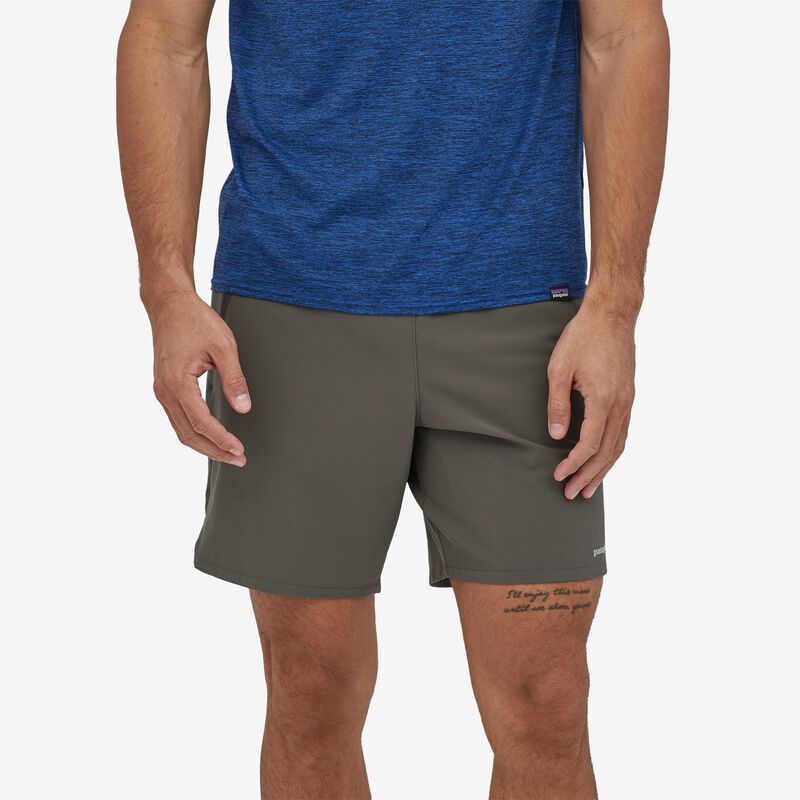 Patagonia Men's Nine Trails Shorts - 8" - Forge Grey