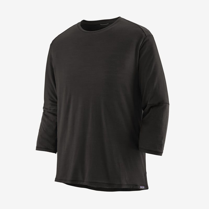 Patagonia Men's Merino 3/4-Sleeved Bike Jersey - Black