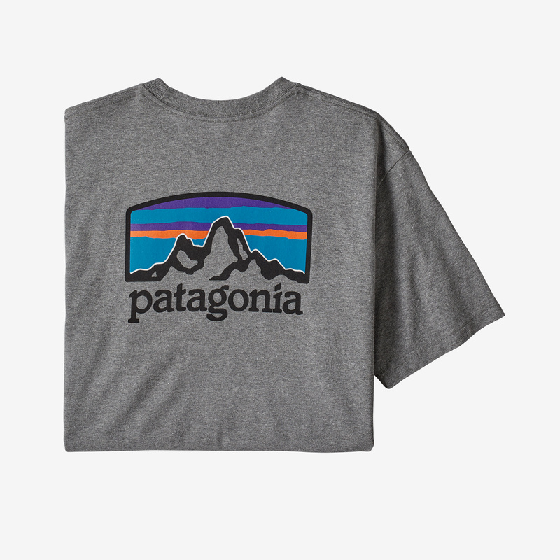 Patagonia Men's Fitz Roy Horizons Responsibili-Tee® - Gravel Heather