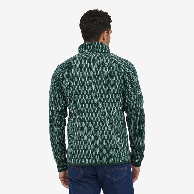 Patagonia Men's Better Sweater® 1/4-Zip Fleece - Pine Knit: Northern Green