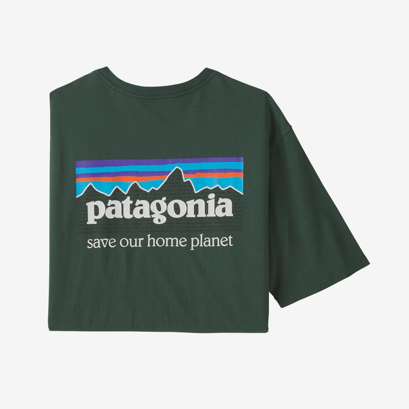 Patagonia Men's P-6 Mission Organic T-Shirt - Pinyon Green