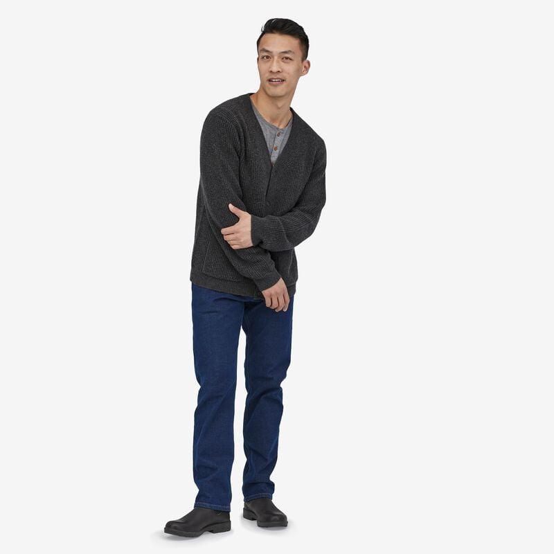 Patagonia Men's Recycled Cashmere Cardigan - Forge Grey