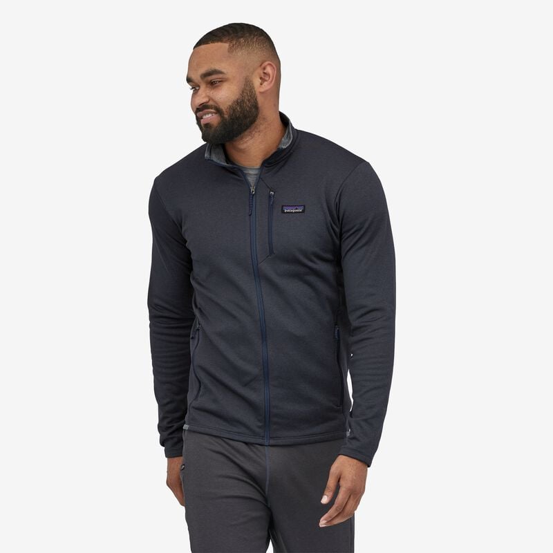 Patagonia Men's R1® Daily Jacket - Smolder Blue - Light Smolder Blue X-Dye