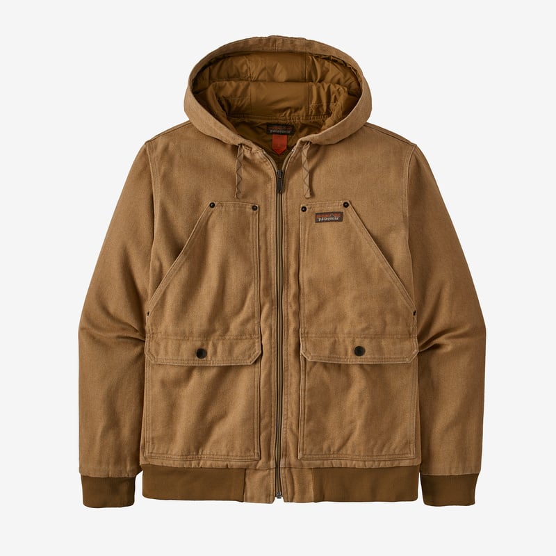 Patagonia Men's Iron Forge Hemp® Canvas Hooded Jacket - Coriander Brown