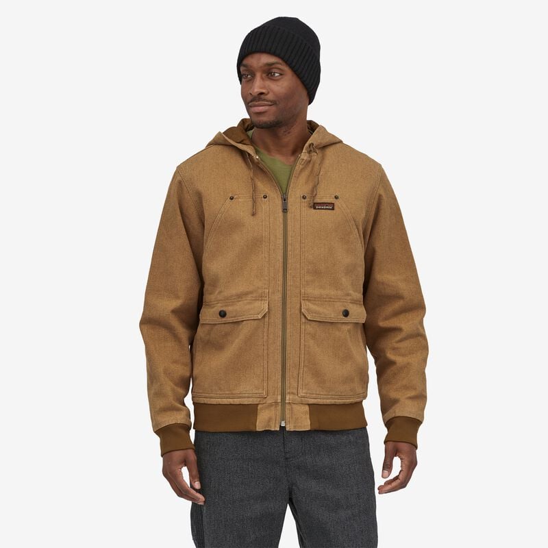 Patagonia Men's Iron Forge Hemp® Canvas Hooded Jacket - Coriander Brown