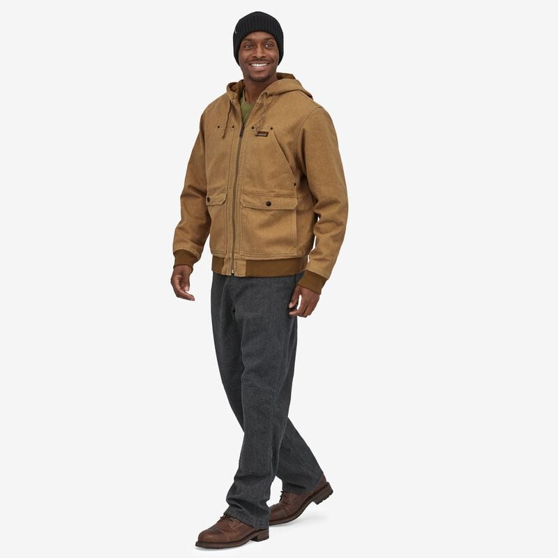 Patagonia Men's Iron Forge Hemp® Canvas Hooded Jacket - Coriander Brown