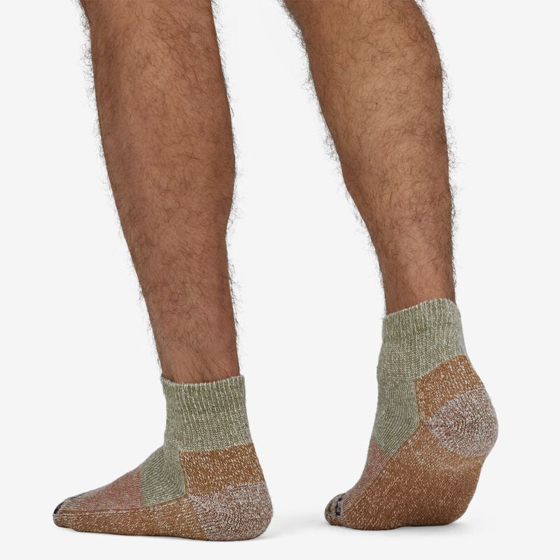 Patagonia Hemp Quarter Socks - Cabin Fever: Wyoming Green