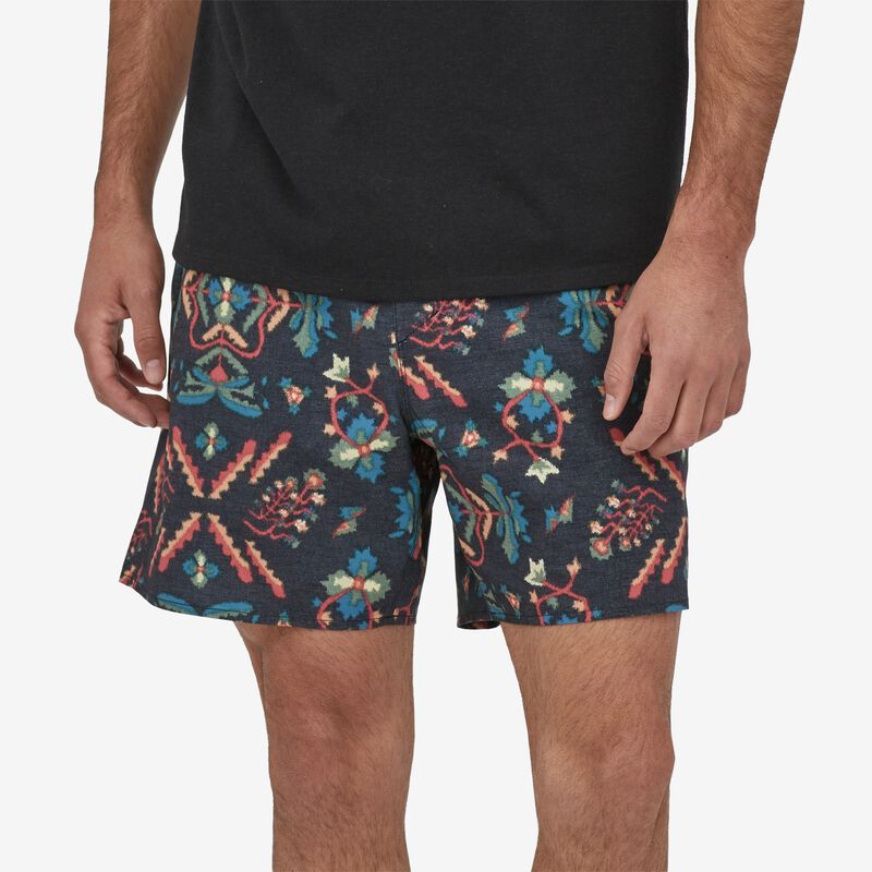 Patagonia Men's Hydropeak Volley Shorts - 16" - Forest Floor: Ink Black