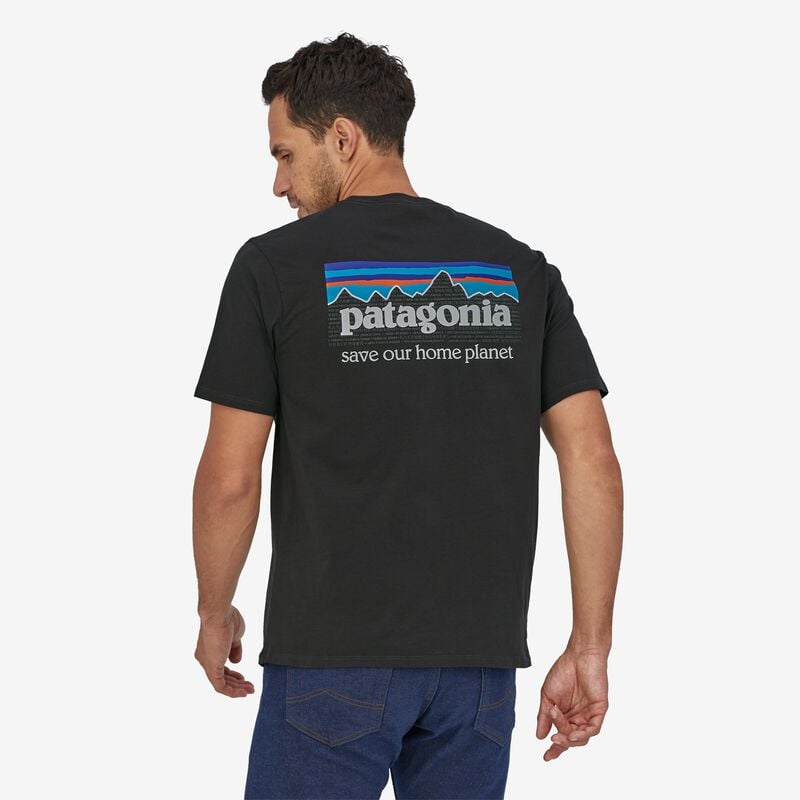 Patagonia Men's P-6 Mission Organic T-Shirt - Ink Black