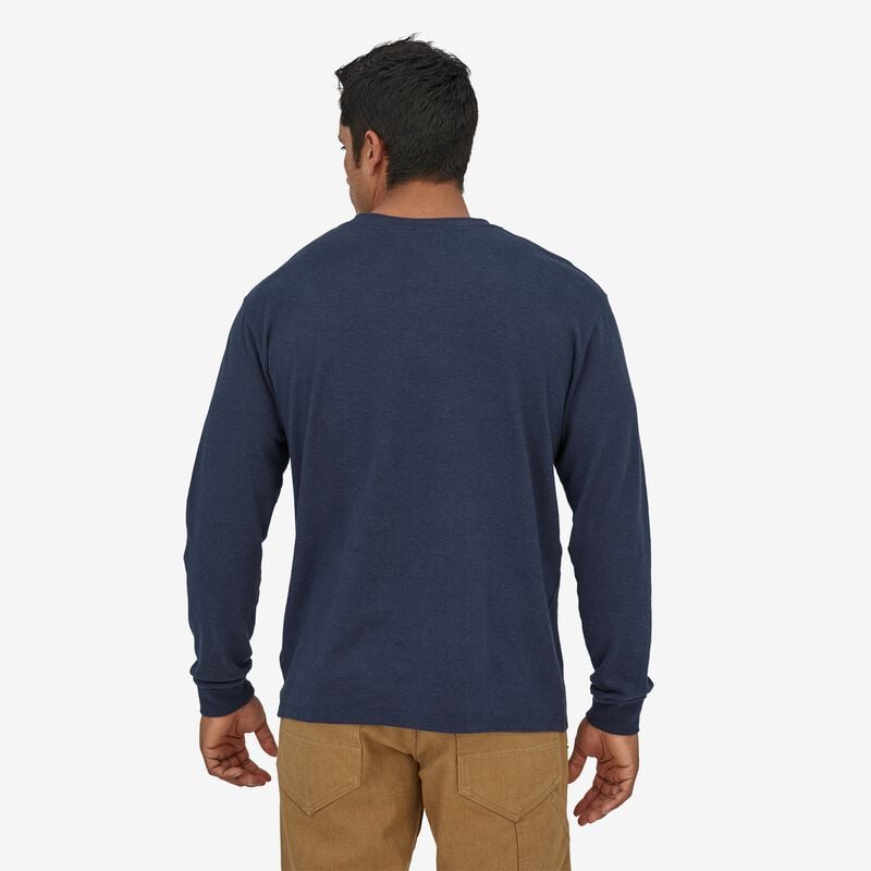Patagonia Men's Long-Sleeved Work Henley Pocket Tee - New Navy