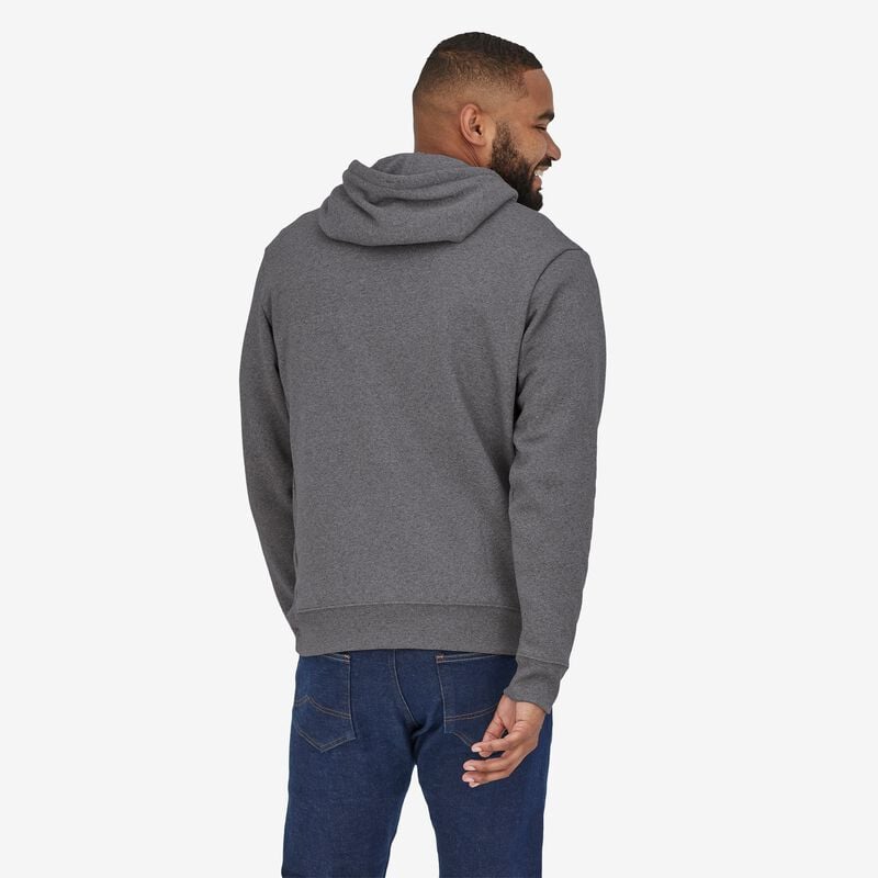 Patagonia Line Logo Ridge Stripe Uprisal Hoody - Gravel Heather