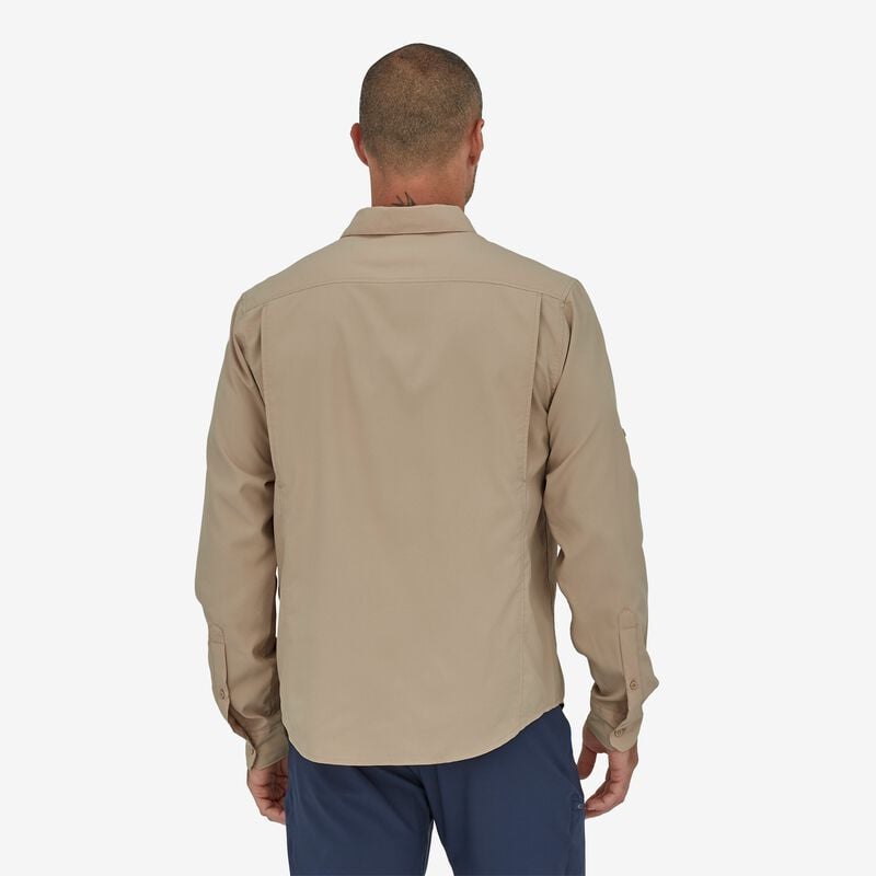 Patagonia Men's Long-Sleeved Self-Guided Hike Shirt - Oar Tan
