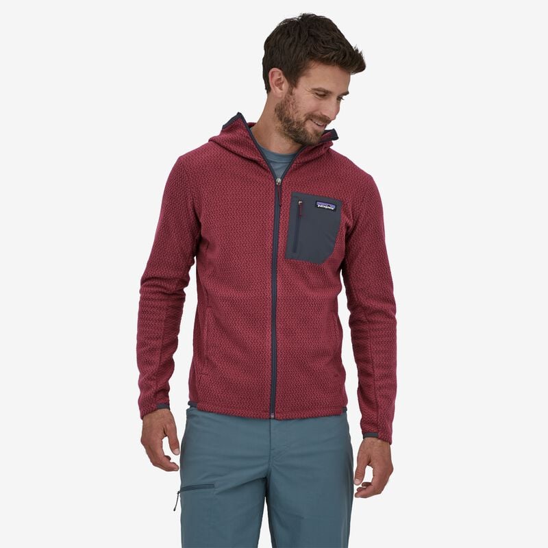 Patagonia Men's R1® Air Full-Zip Hoody - Sequoia Red